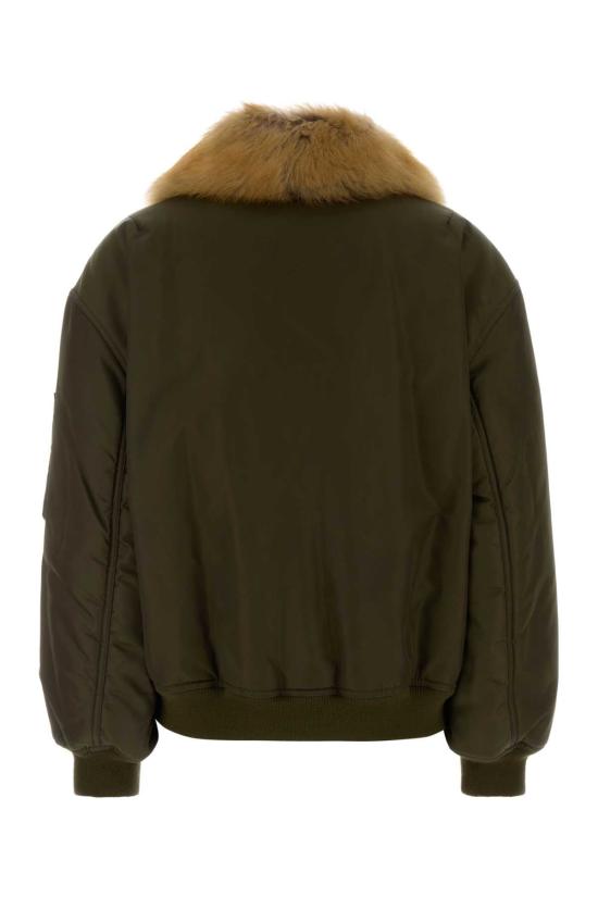 26FW 생로랑 퀼팅 봄버 자켓 퀼팅 봄버 자켓 A00300YZ9HT 3117 KHAKI - SAINT LAURENT