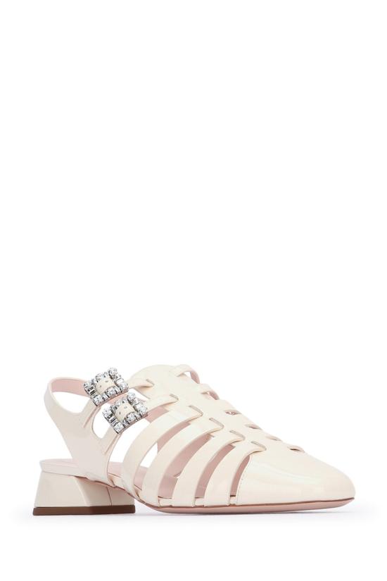 25FW 로저비비에 플랫 슈즈 RVW54041740D1P C019 BEIGE - ROGER VIVIER