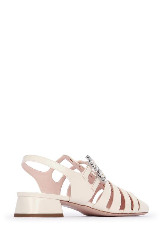 25FW 로저비비에 플랫 슈즈 RVW54041740D1P C019 BEIGE - ROGER VIVIER