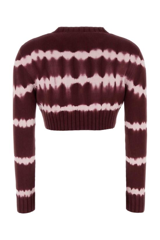 26FW 발렌시아가 스웨터 875707T3454 9030 BURGUNDY - BALENCIAGA