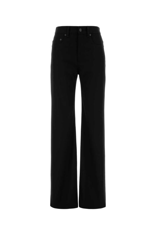 25FW 발렌시아가 스트레이트 핏 테일러드 팬츠 850690TJT21 1000 BLACK