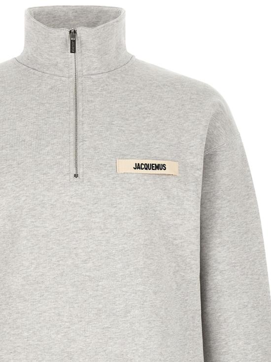 26FW 자크뮈스 긴팔 티셔츠 JA338483BM GRAY - JACQUEMUS