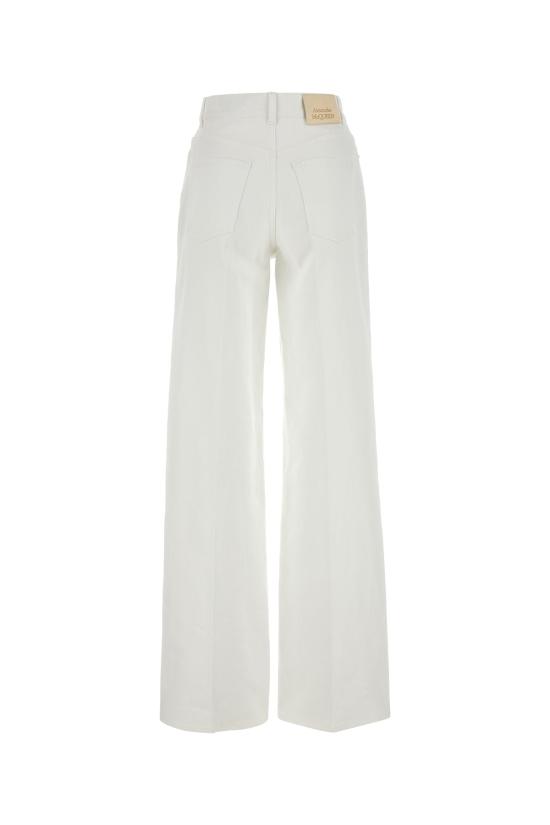 알렉산더 맥퀸 데님 팬츠 780823QMACM 9000 WHITE - ALEXANDER MCQUEEN