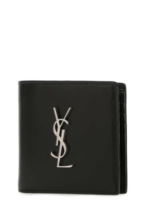  생로랑 모노그램 반지갑 4532760SX0E 1000 BLACK - SAINT LAURENT