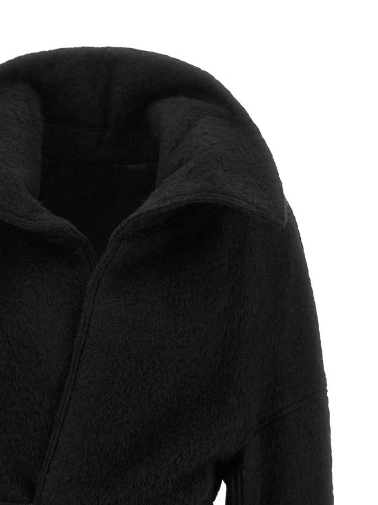 26FW 릭 오웬스 코트 RI340838BM BLACK - RICK OWENS