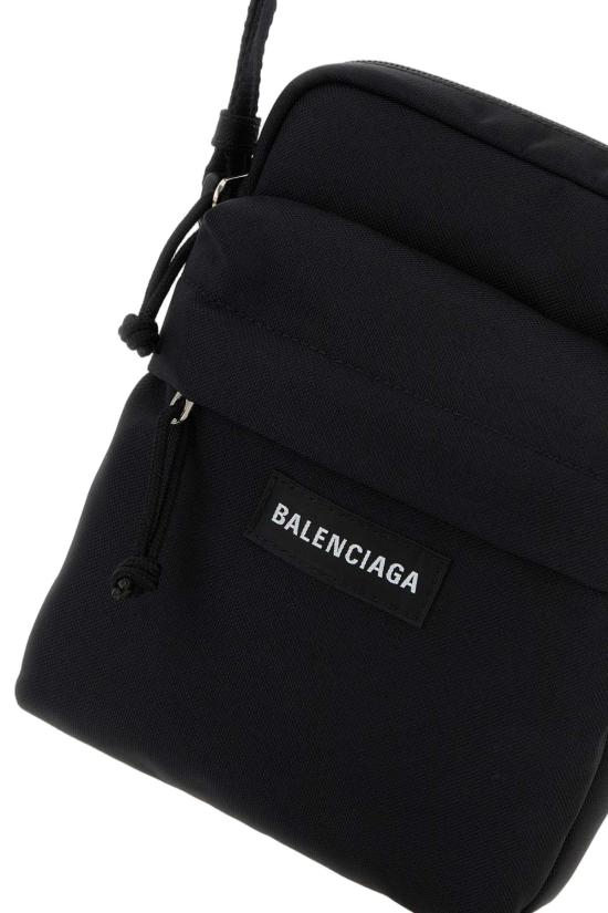 26SS 발렌시아가 익스플로러 크로스바디 파우치 8455932AB9Q 1000 BLACK - BALENCIAGA