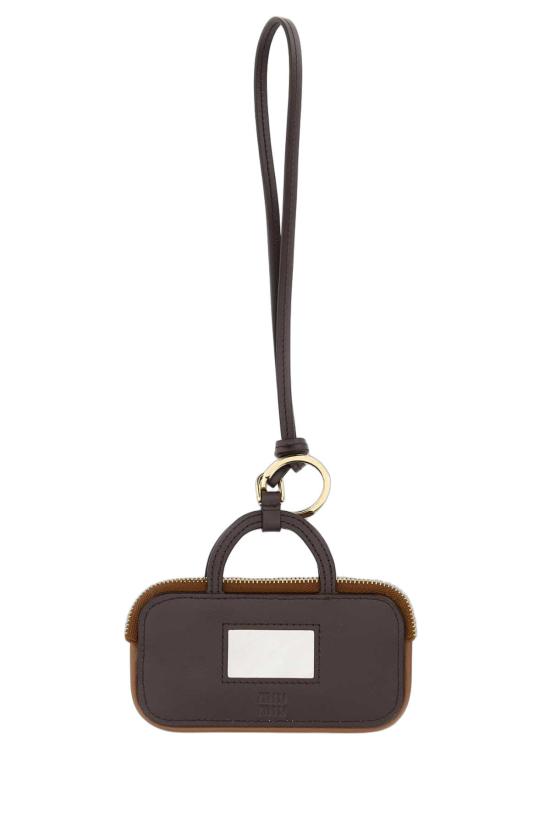 26SS 미우미우 아르카디 레더 트릭 5TL3562CWA F0046 BROWN - MIU MIU
