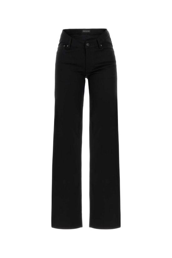 25FW 발렌시아가 데님 팬츠 848019TTWA4 1000 BLACK