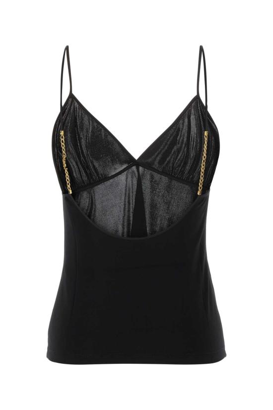 26FW 생로랑 민소매 티셔츠 876793Y38DS 1000 BLACK - SAINT LAURENT