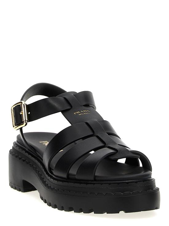  프라다 샌들 PR307026BM BLACK - PRADA