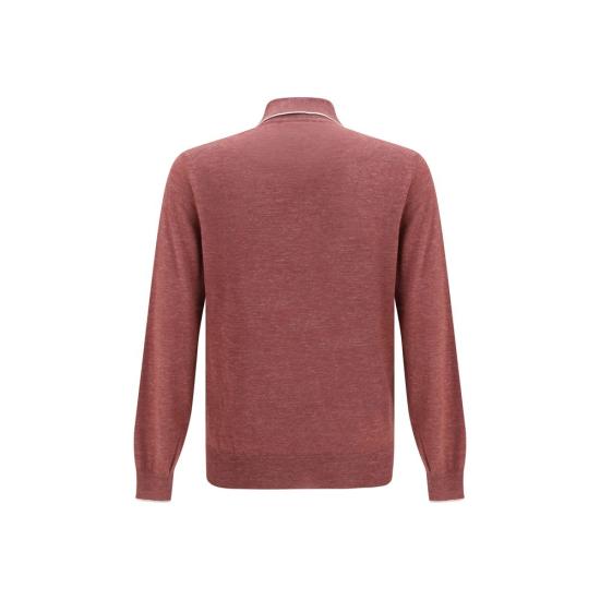 26SS 브루넬로 쿠치넬리 탑 BRMHS805905CCM86BB BORDEAUX - BRUNELLO CUCINELLI