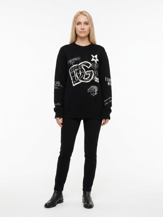  돌체앤가바나 긴팔 티셔츠 DOFX338ZJDMW3S9000SG BLACK