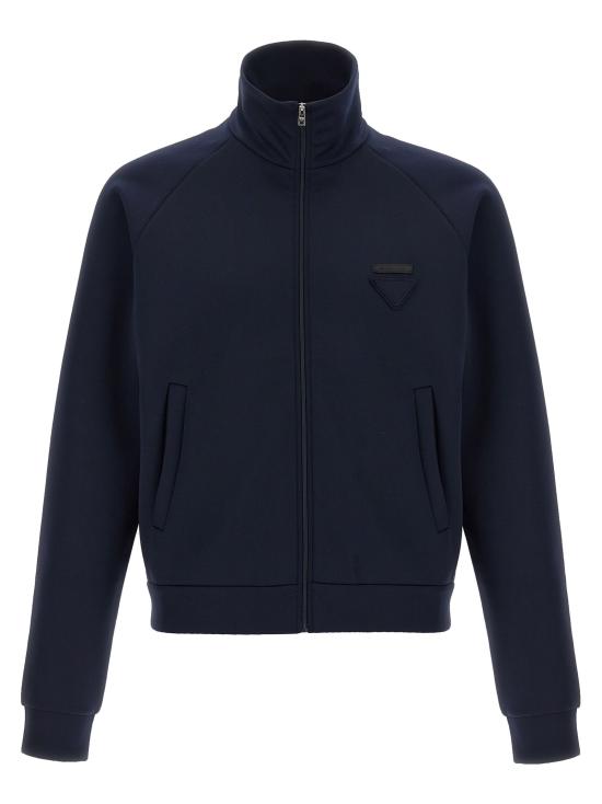 25FW 프라다 긴팔 티셔츠 PR313419BM NAVY