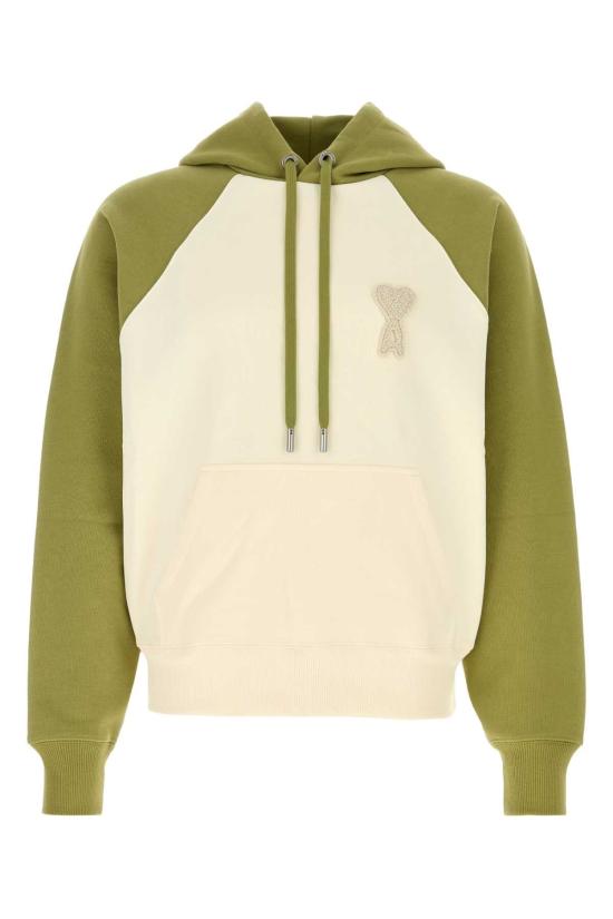 26SS 아미 파리스 아미 드 쾨흐 후드티 USW782747 A041 GREEN