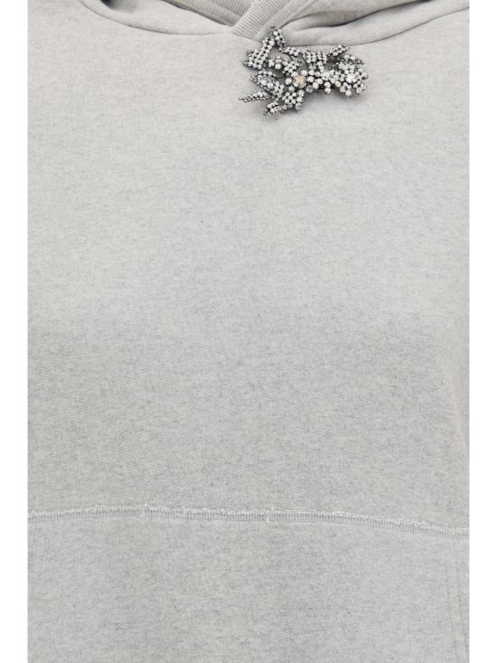 26FW 프라다 후드 티셔츠 134734SOOO6103 F0AK9 GRAY - PRADA
