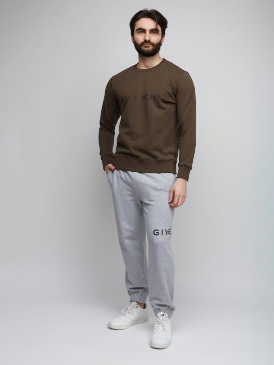  지방시 긴팔 티셔츠 GIBMJ0HA3YAC305SG BROWN - GIVENCHY