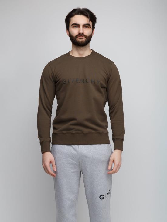  지방시 긴팔 티셔츠 GIBMJ0HA3YAC305SG BROWN - GIVENCHY