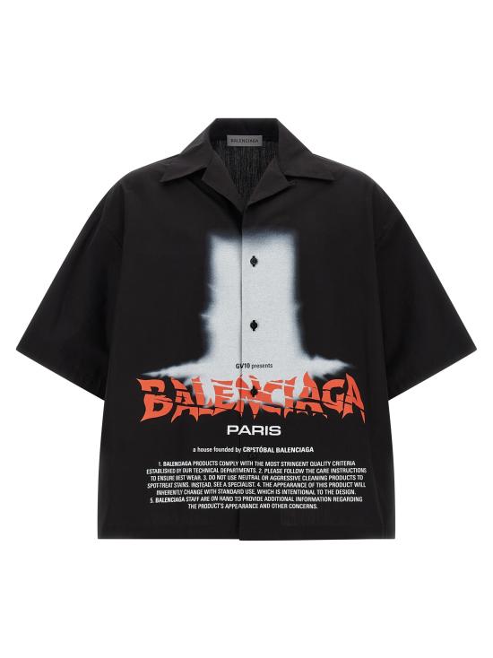 26FW 발렌시아가 셔츠 BA341361BM BLACK