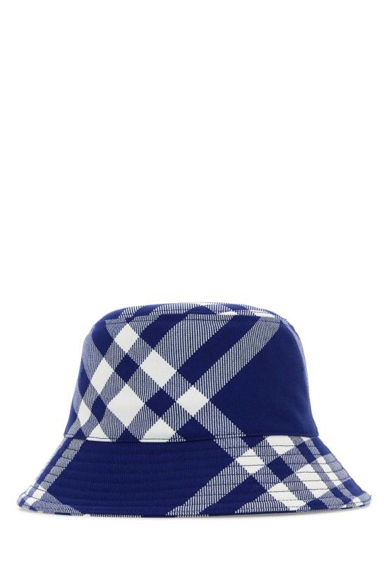  버버리 체크 울 버킷햇 8079490 B7369 NAVY - BURBERRY