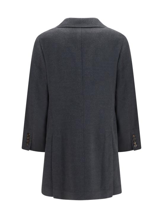 26FW 브루넬로 쿠치넬리 코트 MV4679039 CG03C CHARCOAL - BRUNELLO CUCINELLI