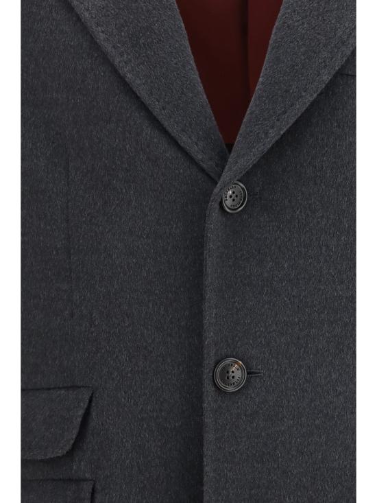 26FW 브루넬로 쿠치넬리 코트 MV4679039 CG03C CHARCOAL - BRUNELLO CUCINELLI