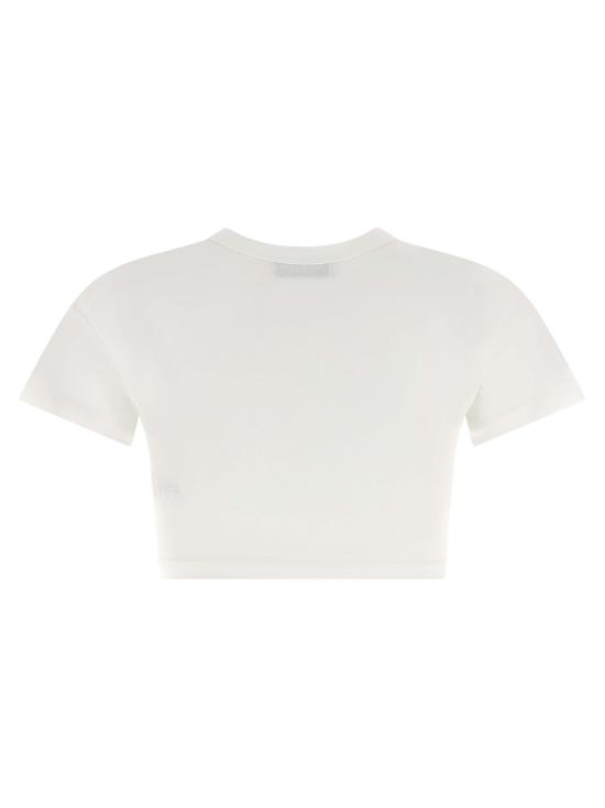 26FW 디 아티코 폴로 티셔츠 TH337674BM WHITE - THE ATTICO