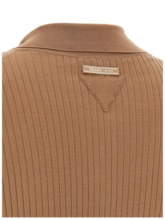  프라다 폴로 티셔츠 PR310936BM BEIGE - PRADA
