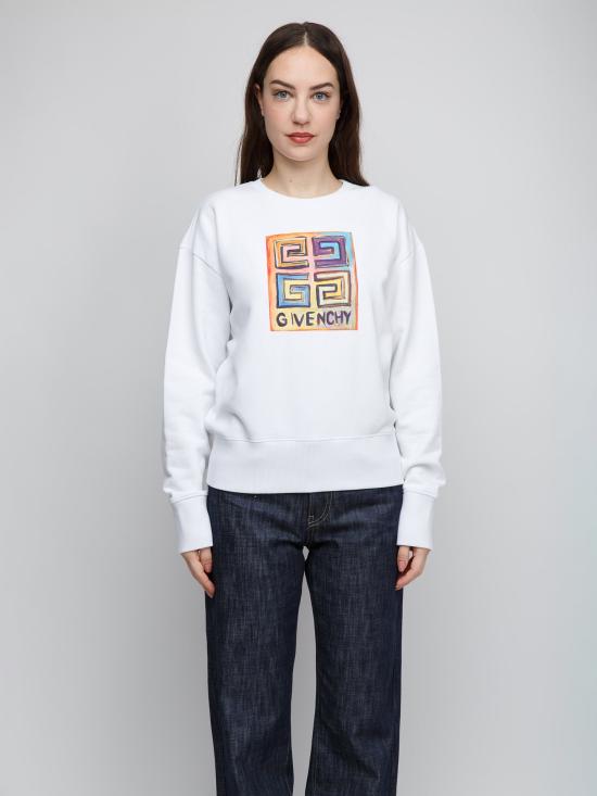  지방시 긴팔 티셔츠 GIBWJ0213Z96100SG WHITE - GIVENCHY