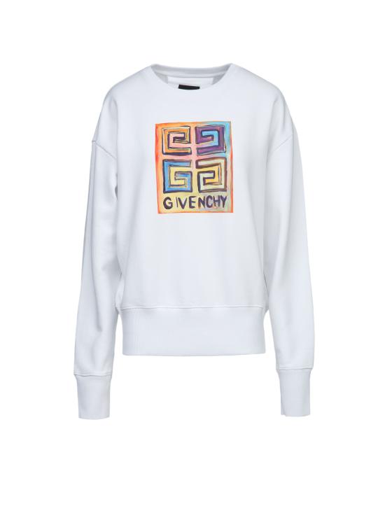  지방시 긴팔 티셔츠 GIBWJ0213Z96100SG WHITE
