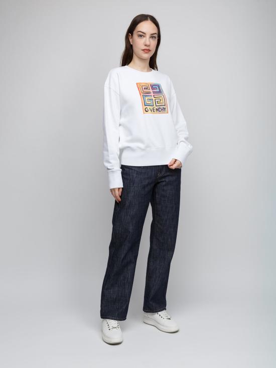  지방시 긴팔 티셔츠 GIBWJ0213Z96100SG WHITE - GIVENCHY