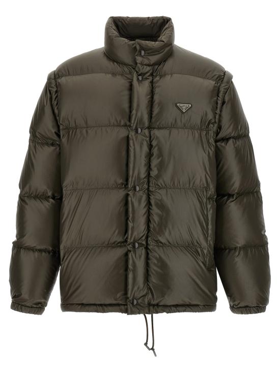 25FW 프라다 패딩 PR320494BM GRAY