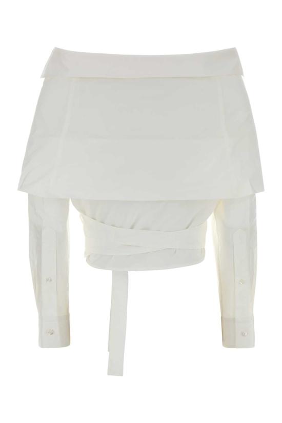 26FW 발렌시아가 블라우스 872123TRM28 9000 WHITE - BALENCIAGA