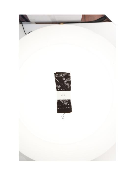 26FW 데스틴 머플러/스카프 BOX12TRIANGLE CHOCOVICUN BROWN