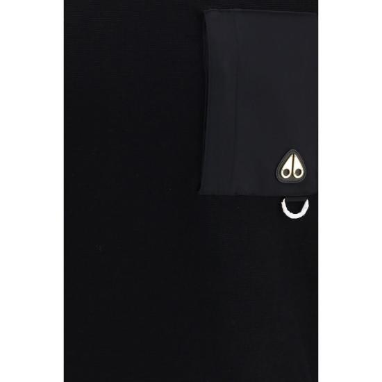 26FW 무스너클 긴팔 티셔츠 MOM36MK667G292BB BLACK - MOOSE KNUCKLES