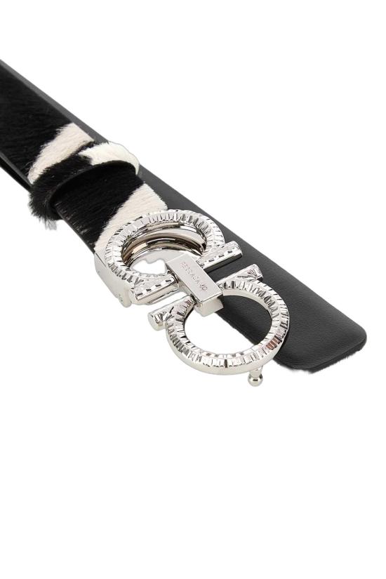 26SS 살바토레 페라가모 벨트 230476790097 BIANCONERO MULTICOLOR - SALVATORE FERRAGAMO