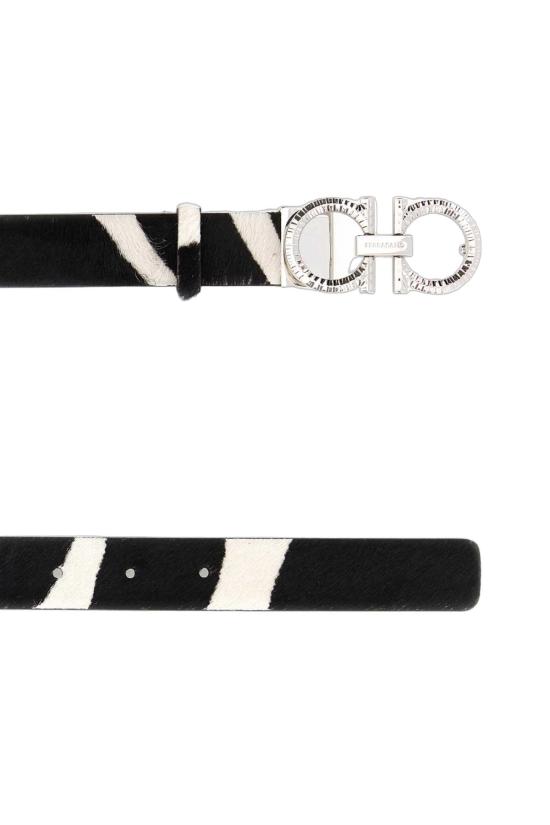 26SS 살바토레 페라가모 벨트 230476790097 BIANCONERO MULTICOLOR - SALVATORE FERRAGAMO