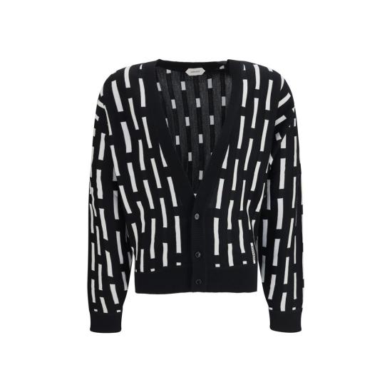 26FW 베르사체 가디건 VE10268631A190532B020BB BLACK