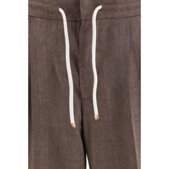 26SS 브루넬로 쿠치넬리 팬츠 BRMZ408E1710C009BB BROWN - BRUNELLO CUCINELLI