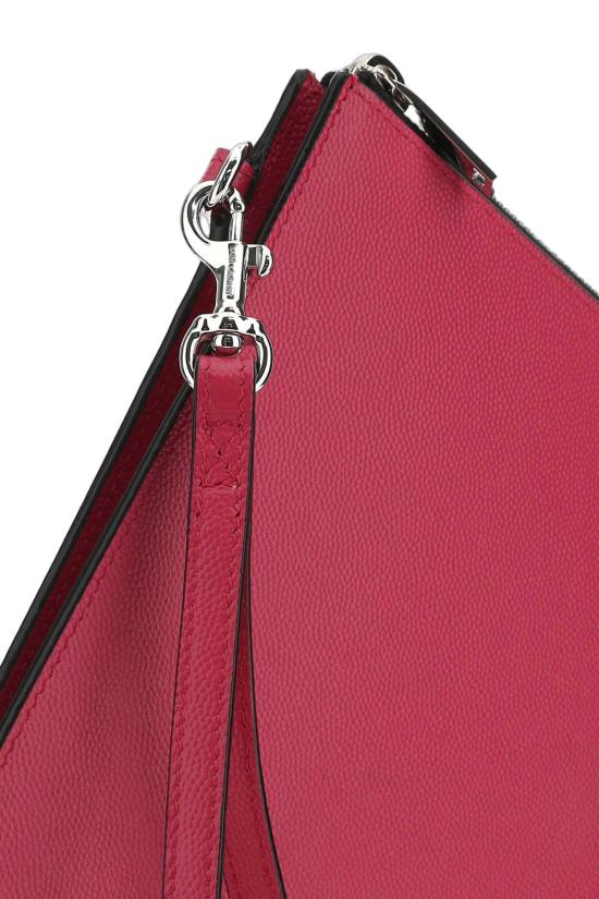  생로랑 그랑 드 뿌드르 엠보스 레더 파리 지퍼 태블릿 홀더 683865BTY9N 5574 PINK - SAINT LAURENT