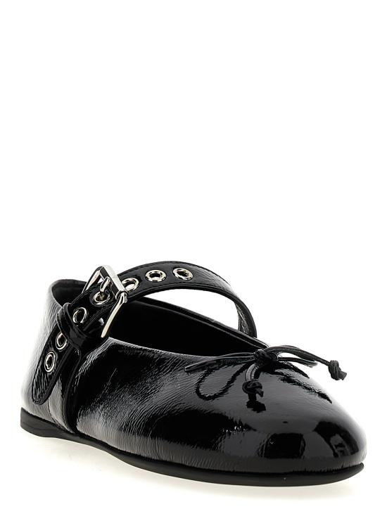 미우미우 플랫 슈즈 MI302936BM BLACK - MIU MIU