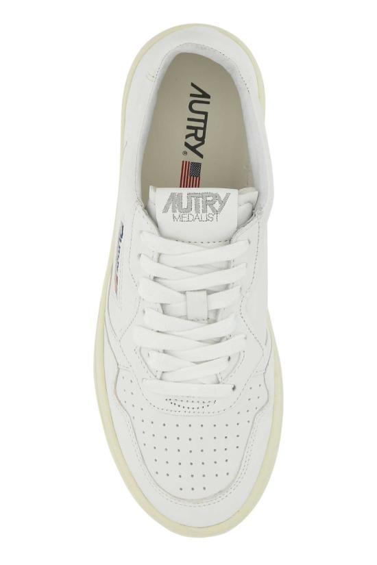  오트리 메달리스트 로우 레더 스니커즈 AULW GG04 WHITE - AUTRY