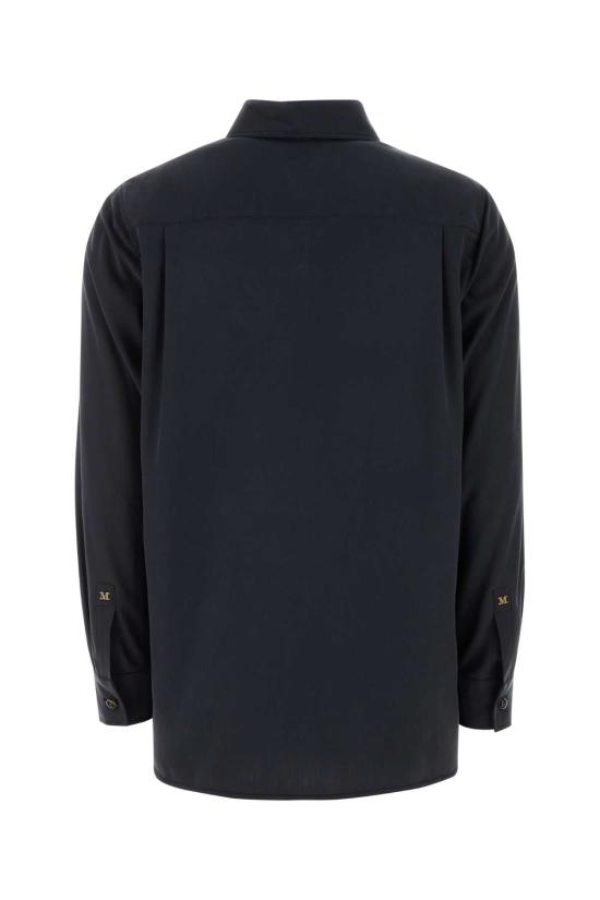 26SS 막스마라 시아마세 실크 셔츠 2611111151600 010 NAVY - MAX MARA