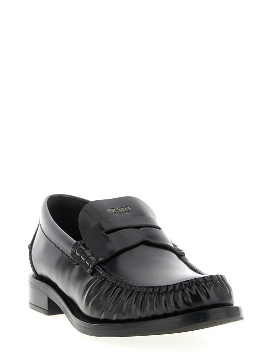 25FW 프라다 플랫 슈즈 PR322031BM BLACK - PRADA