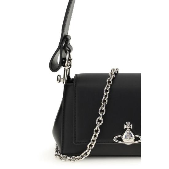 26FW 비비안웨스트우드 헤이즐 스몰 숄더백 VI4603000WWS0026N401BB BLACK - VIVIENNE WESTWOOD