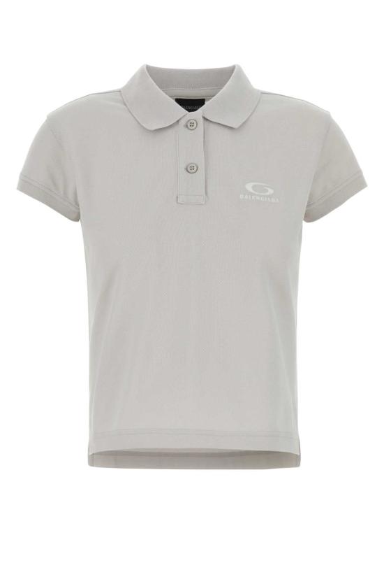 26SS 발렌시아가 폴로 티셔츠 858098TTVT8 9060 WHITE