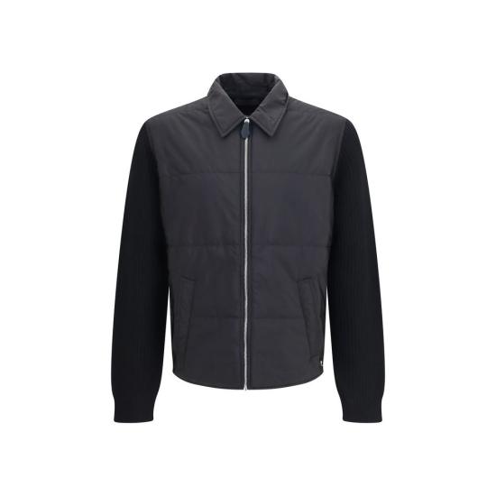 26FW 프라다 울 하이브리드 재킷 PRUMG472SOOO6241F0002BB BLACK