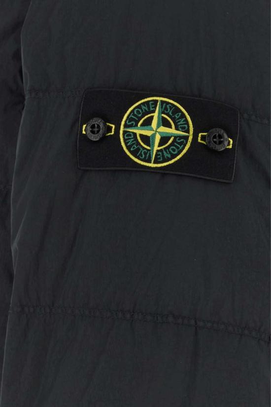 26FW 스톤 아일랜드 크링클 렙스 NY 패딩 재킷 L2S154100037S0A23 V0020 BLACK - STONE ISLAND