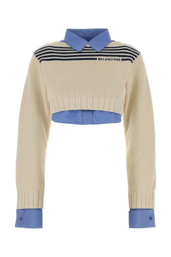 26FW 발렌시아가 스웨터 876833T3464 4282 BEIGE