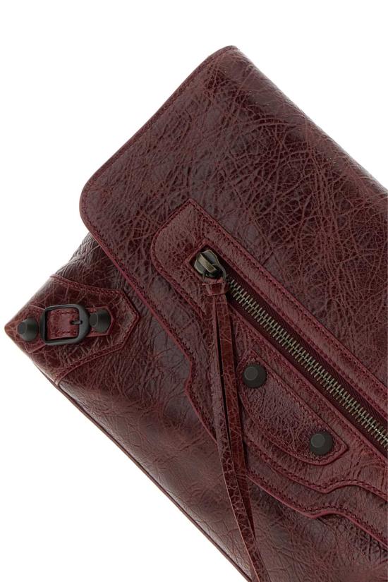 26FW 발렌시아가 르 시티 클러치 8733862ABEK 6154 MERLOT - BALENCIAGA