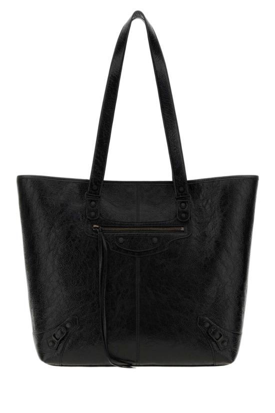 26FW 발렌시아가 르 시티 카바스 백 8731742ABEK 1000 BLACK